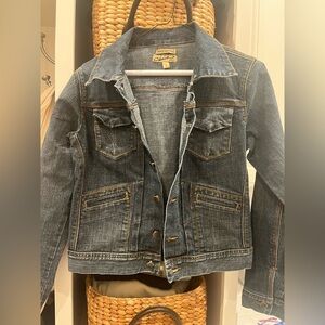 CLASH Denim Jacket with Contrast Stitching SIZE S‎